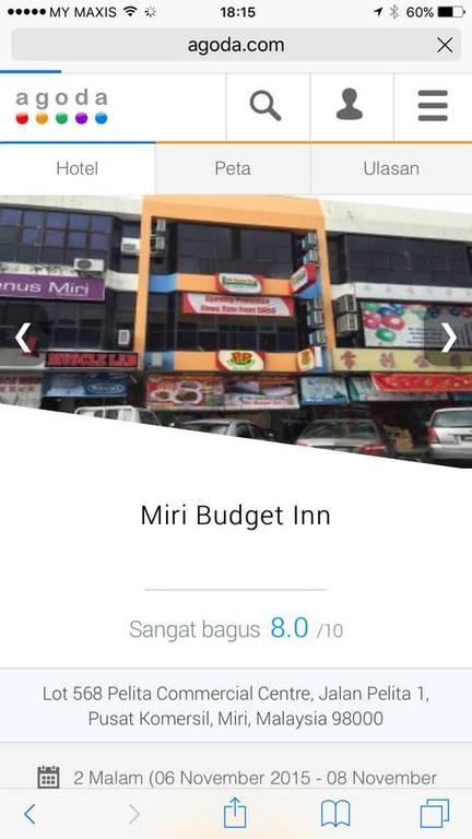 Miri Budget Inn Esterno foto